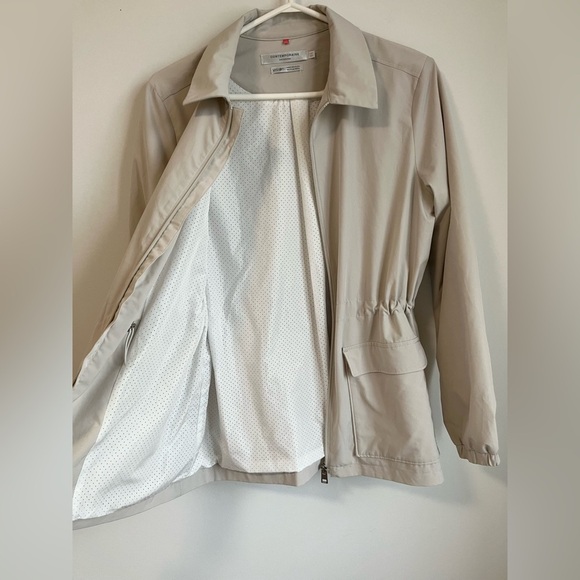 Simons Contemporaine Lightweight Drawstring Utility Fall Zipper Jacket - Picture 7 of 10